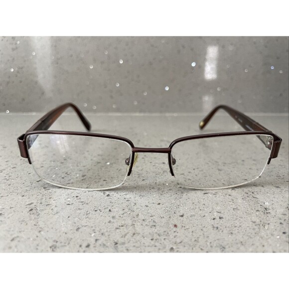 Jones New York Eyeglasses FRAMES ONLY J331 Dark Chocolate Brown 52-19-145 READ - Picture 1 of 10